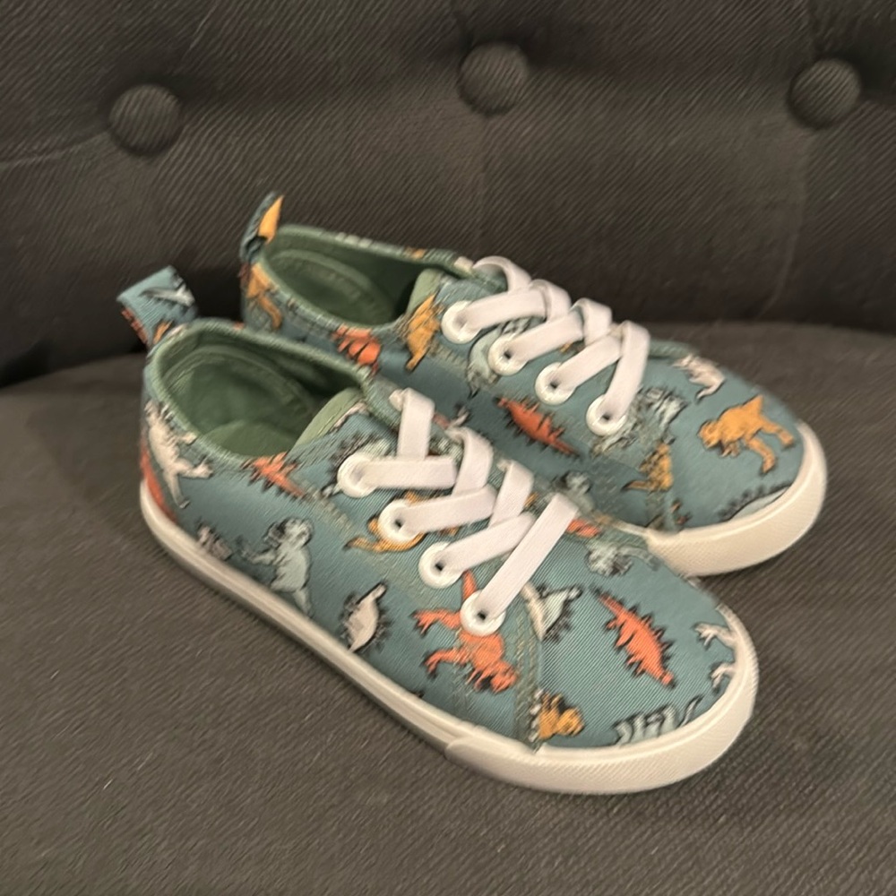 Toddler size 8 Fabkids dinosaur sneakers